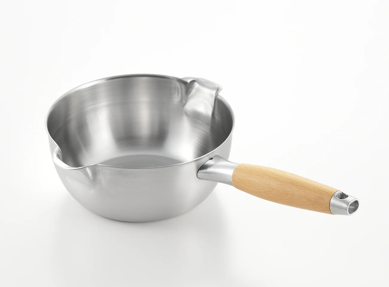 Aikata Double-mouthed Stainless Steel Yukihira Pot 18cm