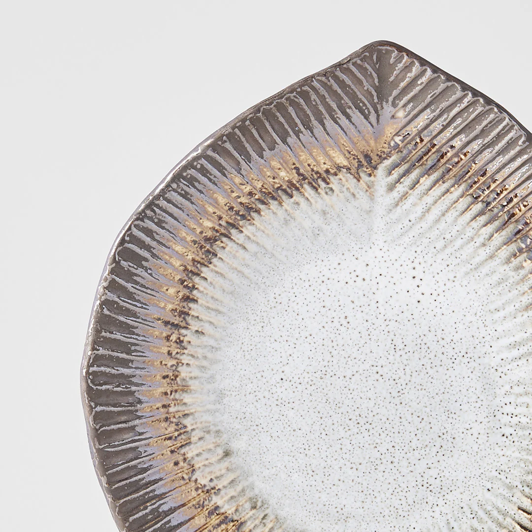 Akane Grey ridge plate 15cm - Image 2
