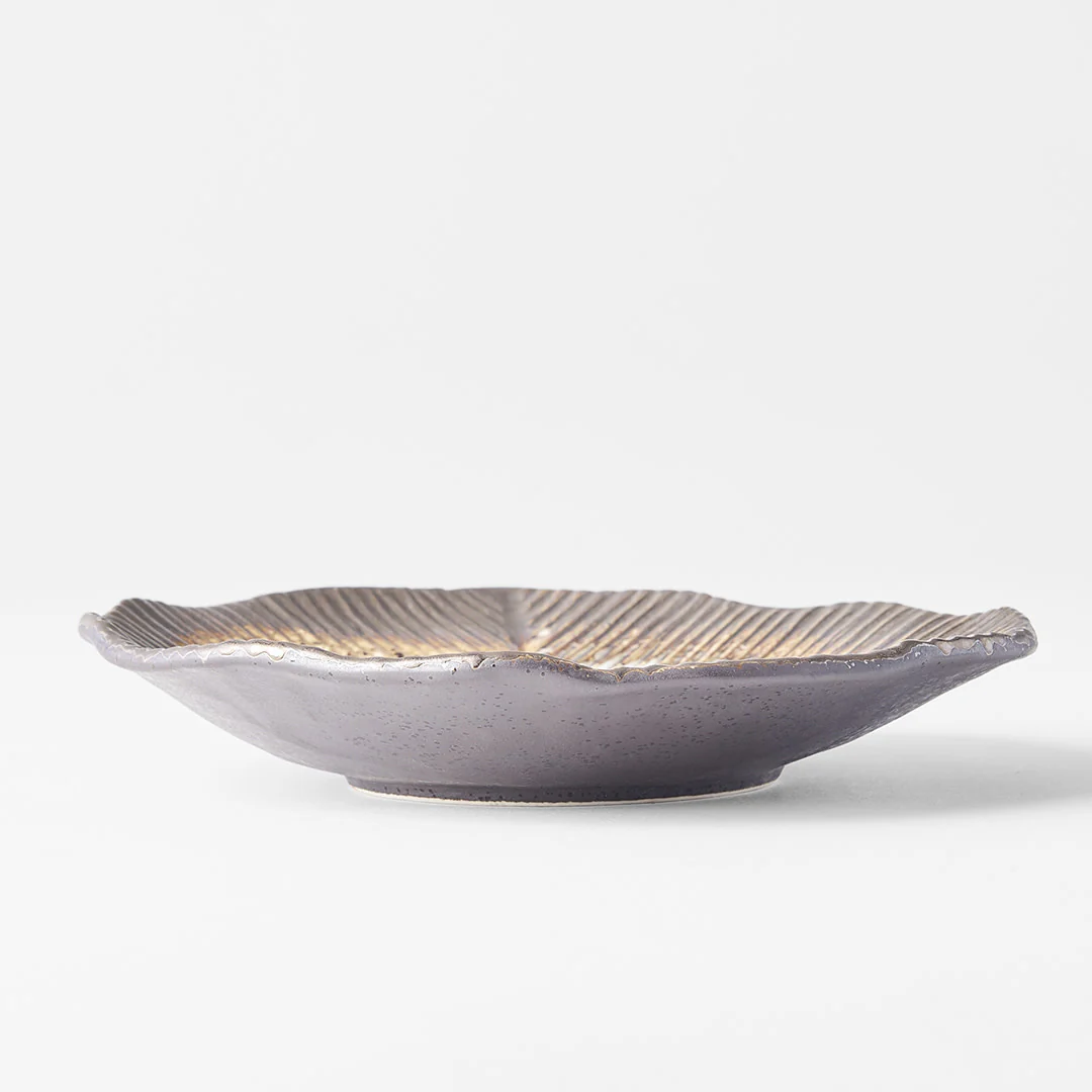 Akane Grey ridge plate 15cm - Image 3