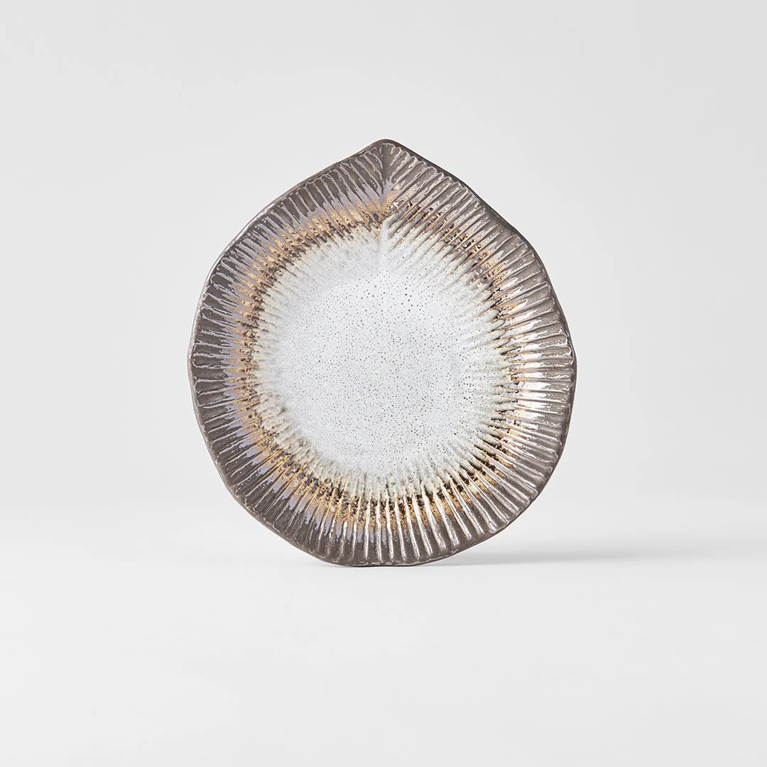 Akane Grey ridge plate 15cm - Image 5