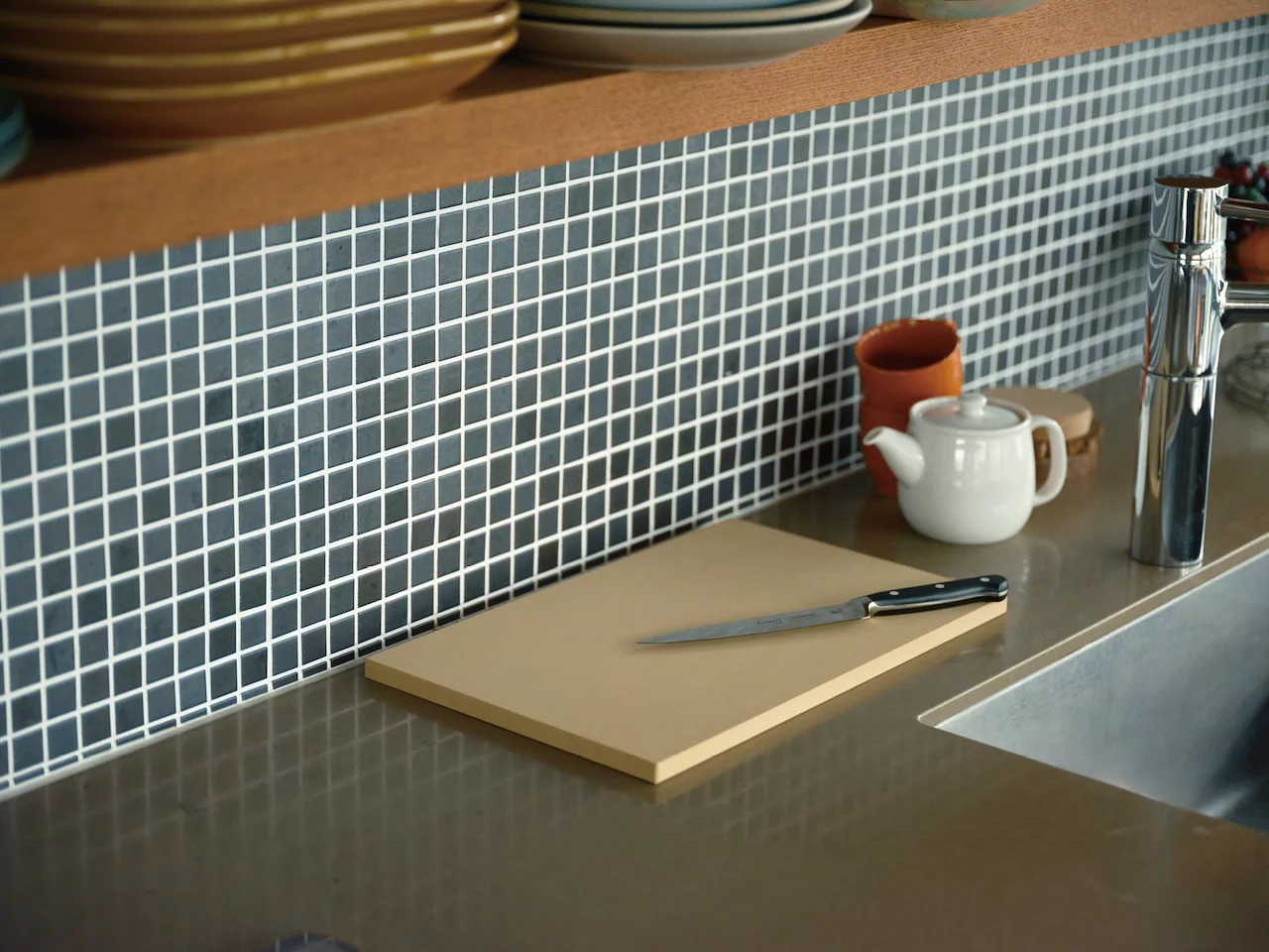 Asahi Cookin Cut Synthetic Rubber Cutting Board - Medium - Image 3