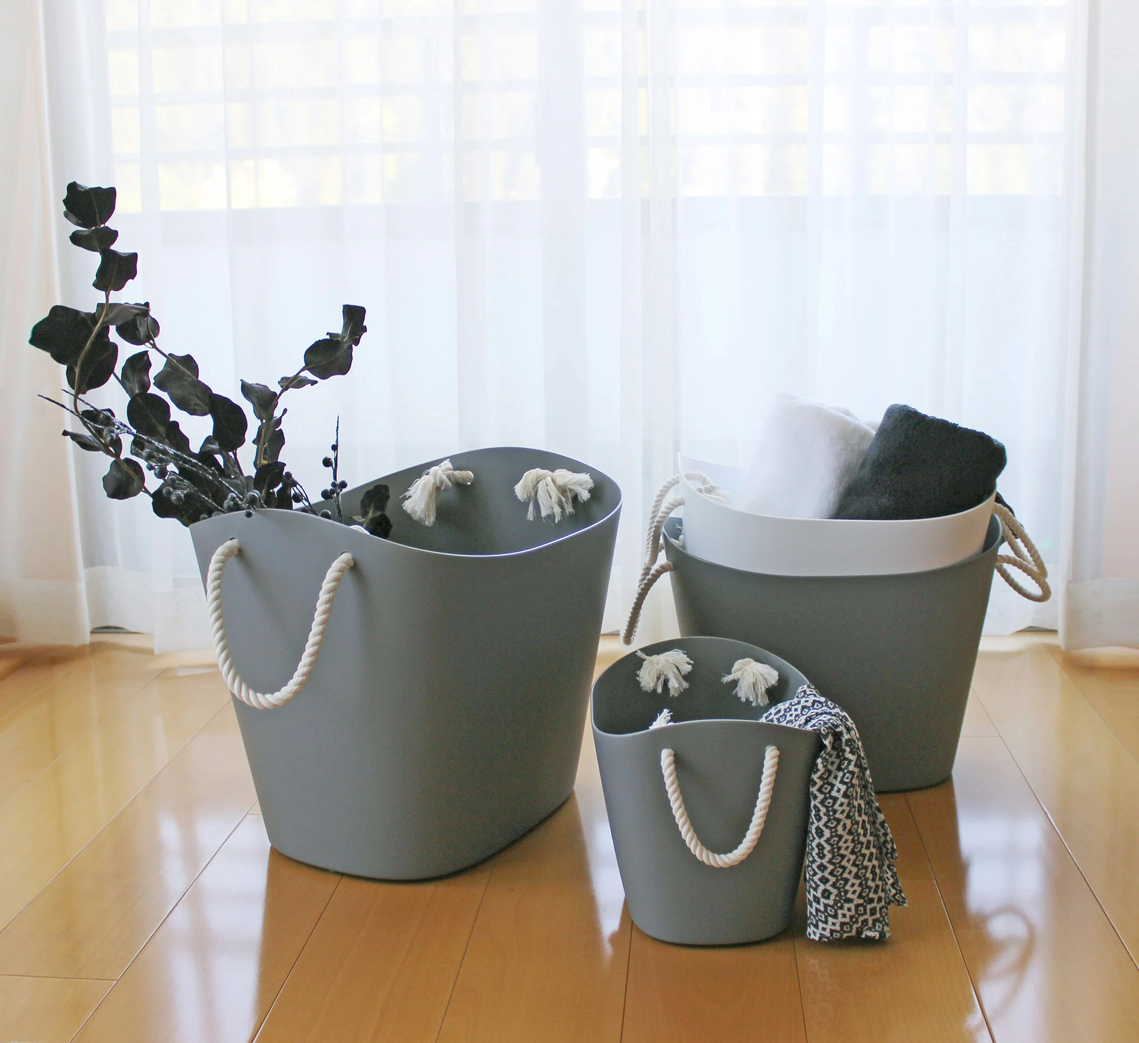 Hachiman Balcolore S Storage Basket 7L - Black - Image 7