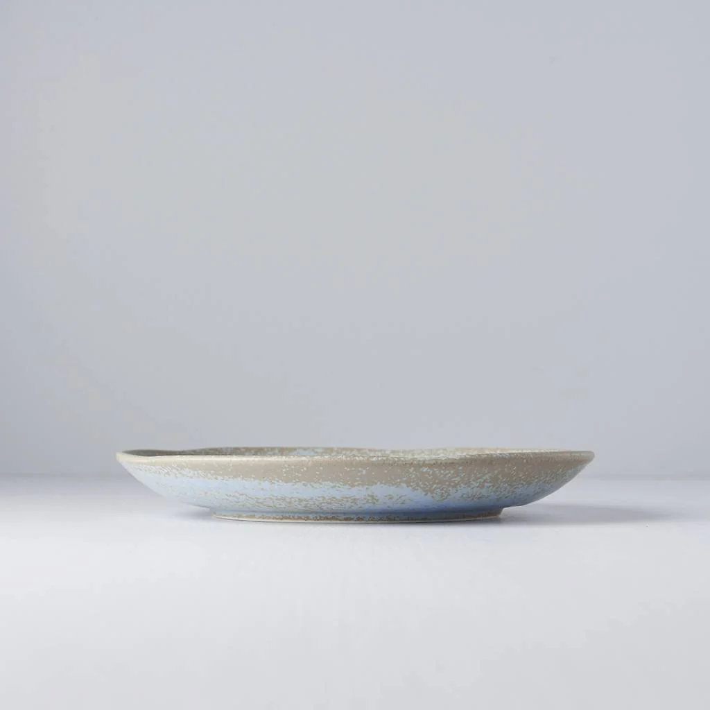 Blue Fade uneven plate 24cm - Image 2