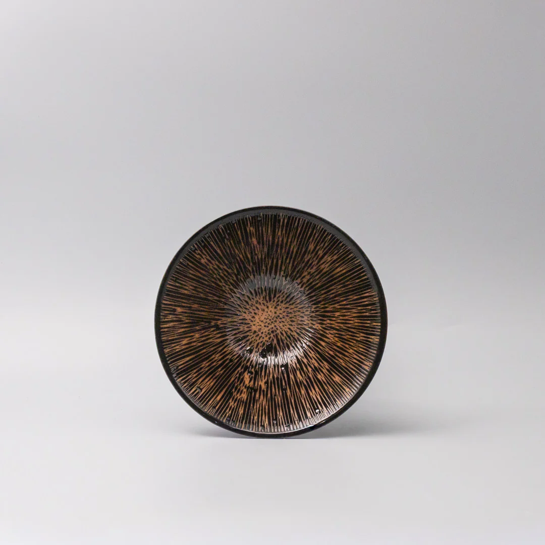 Bronze converging line Bowl 19cm - Image 3