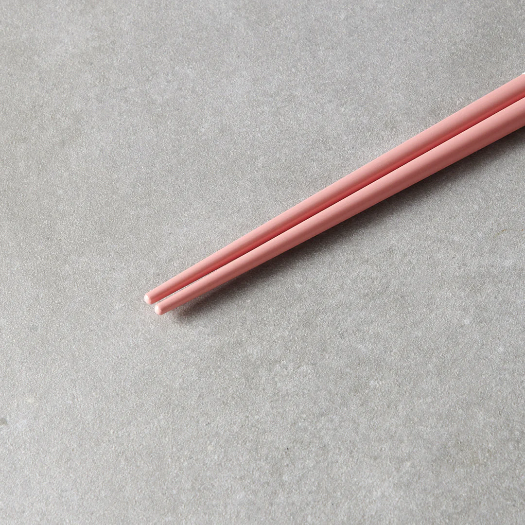 Pink & White chopsticks 23cm - Image 3