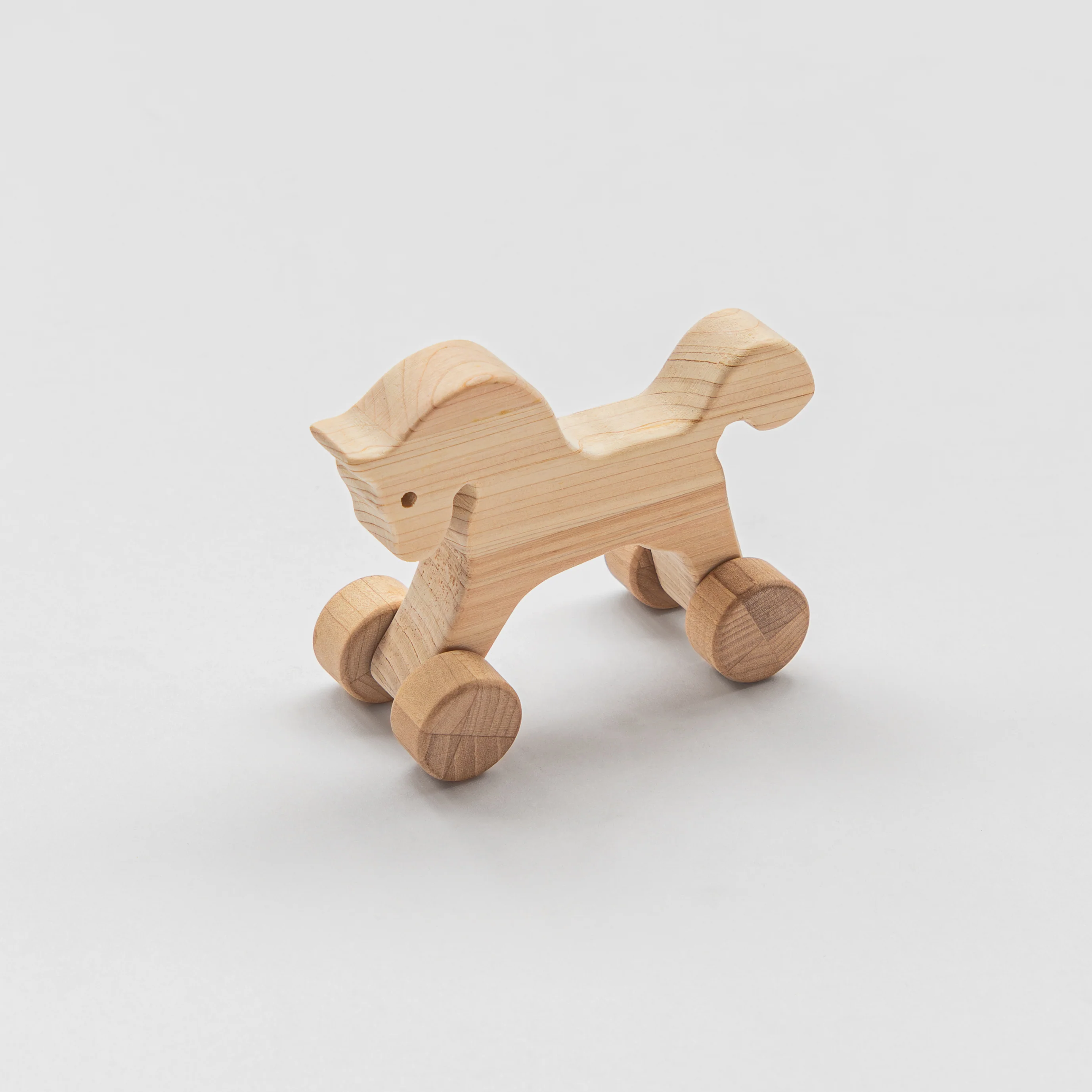 Cocomo Hinoki Wooden Animal Car Toy - Horse - Image 2
