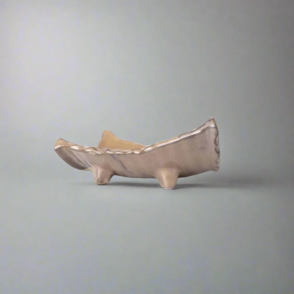 Swept Side Sushi Plate Dune Glaze 26cm - Image 2