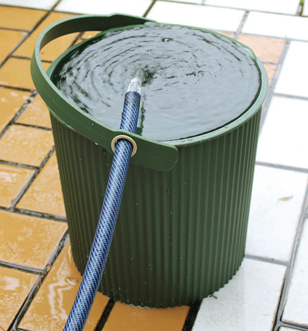 Hachiman Garden Tool Storage Bucket 20L - Dark Green - Image 4