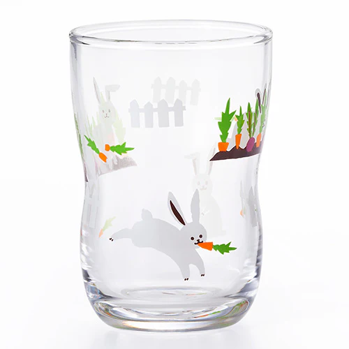 Medium 'Hide & Seek' Rabbit kids glass boxed 185ml