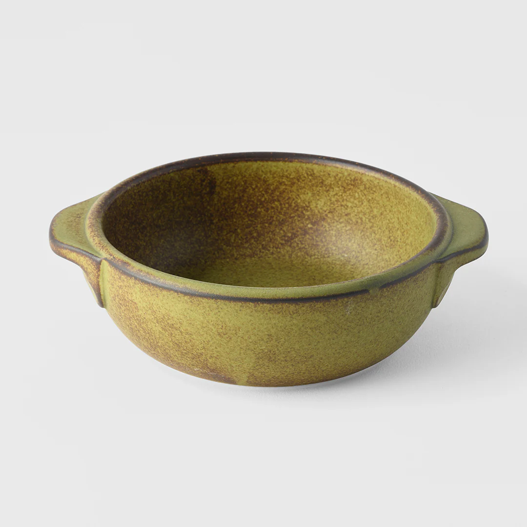 Green donabe pot 15cm