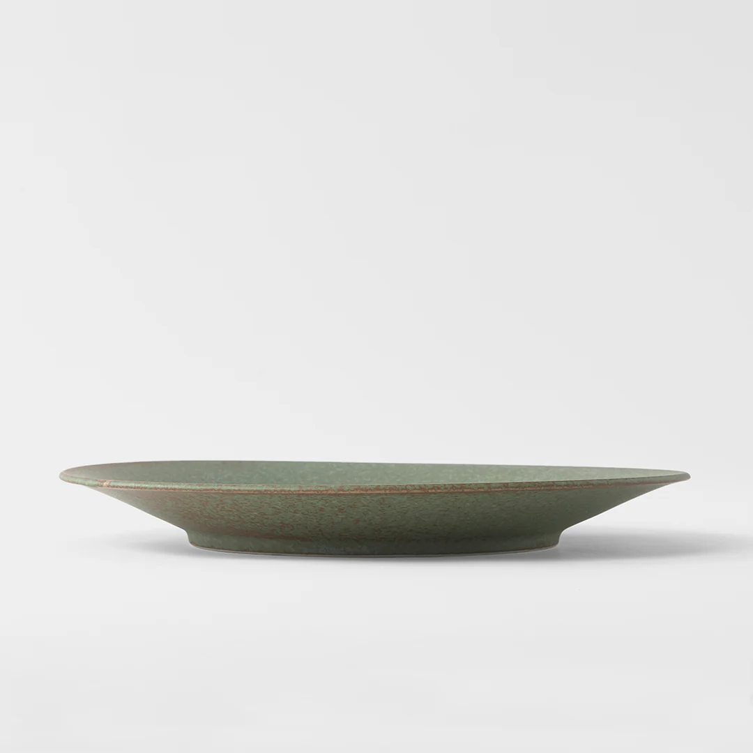 Green Fade Dinner Plate Large 28cm - Image 4