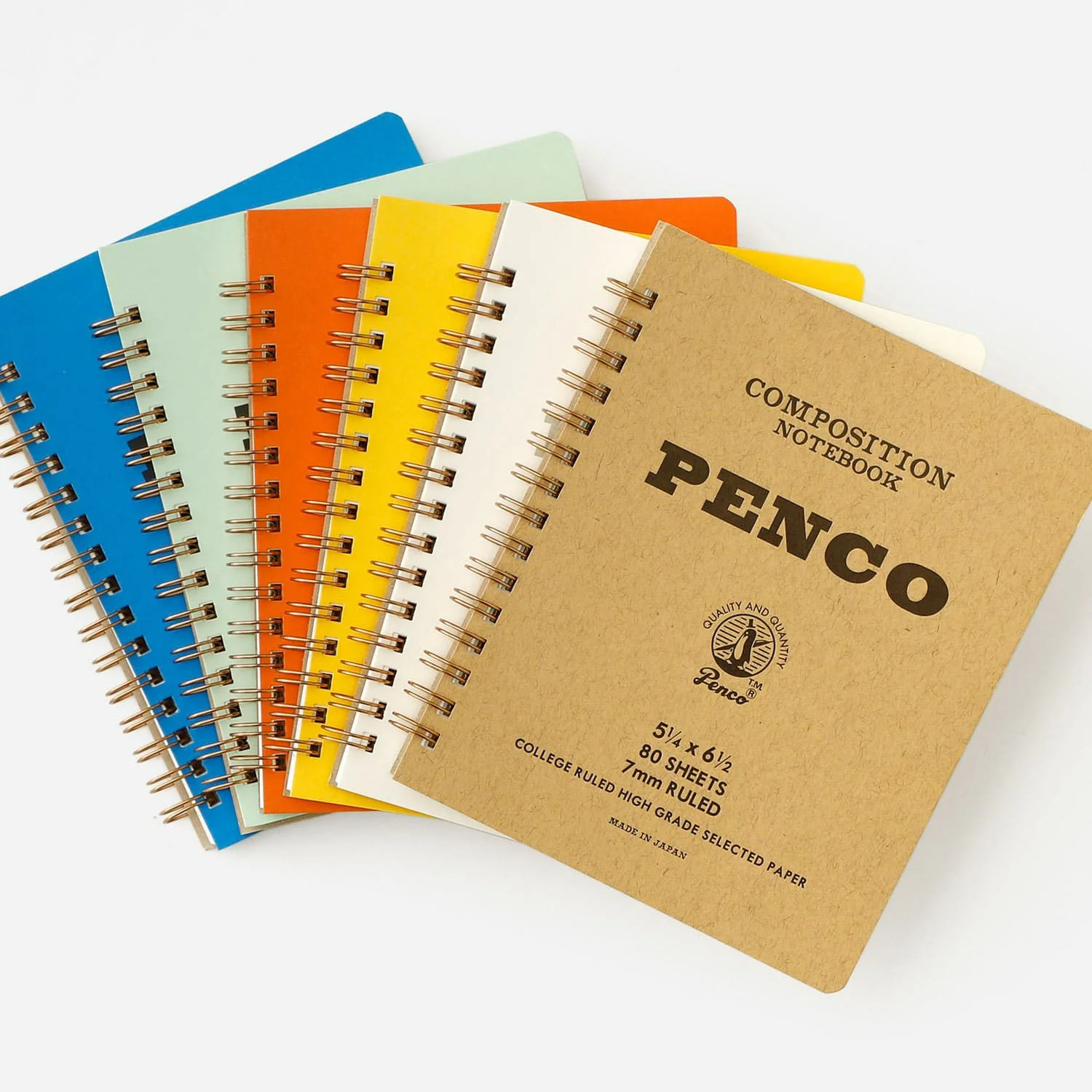 Hightide Penco Coil Lined Notebook M - Natural - Image 2