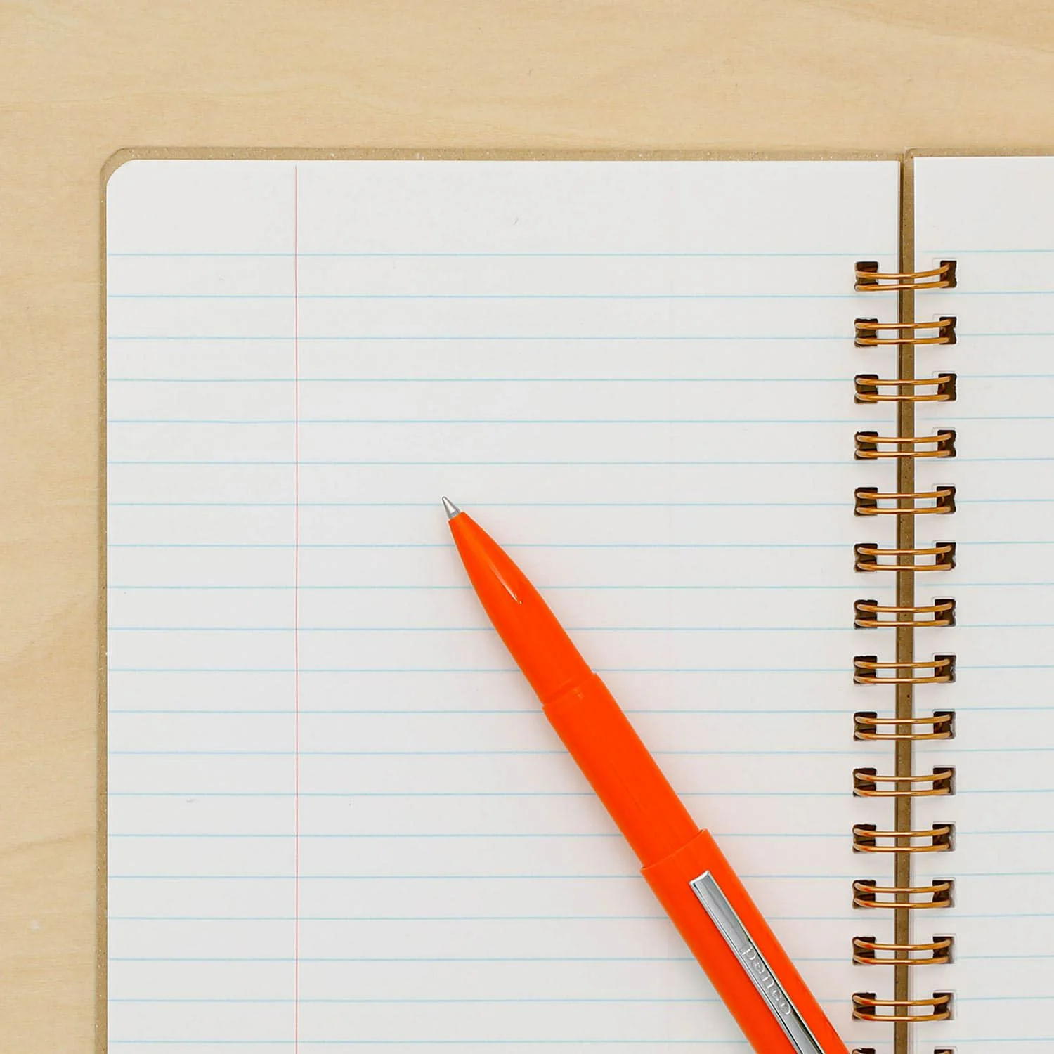 Hightide Penco Coil Lined Notebook M - Natural - Image 5