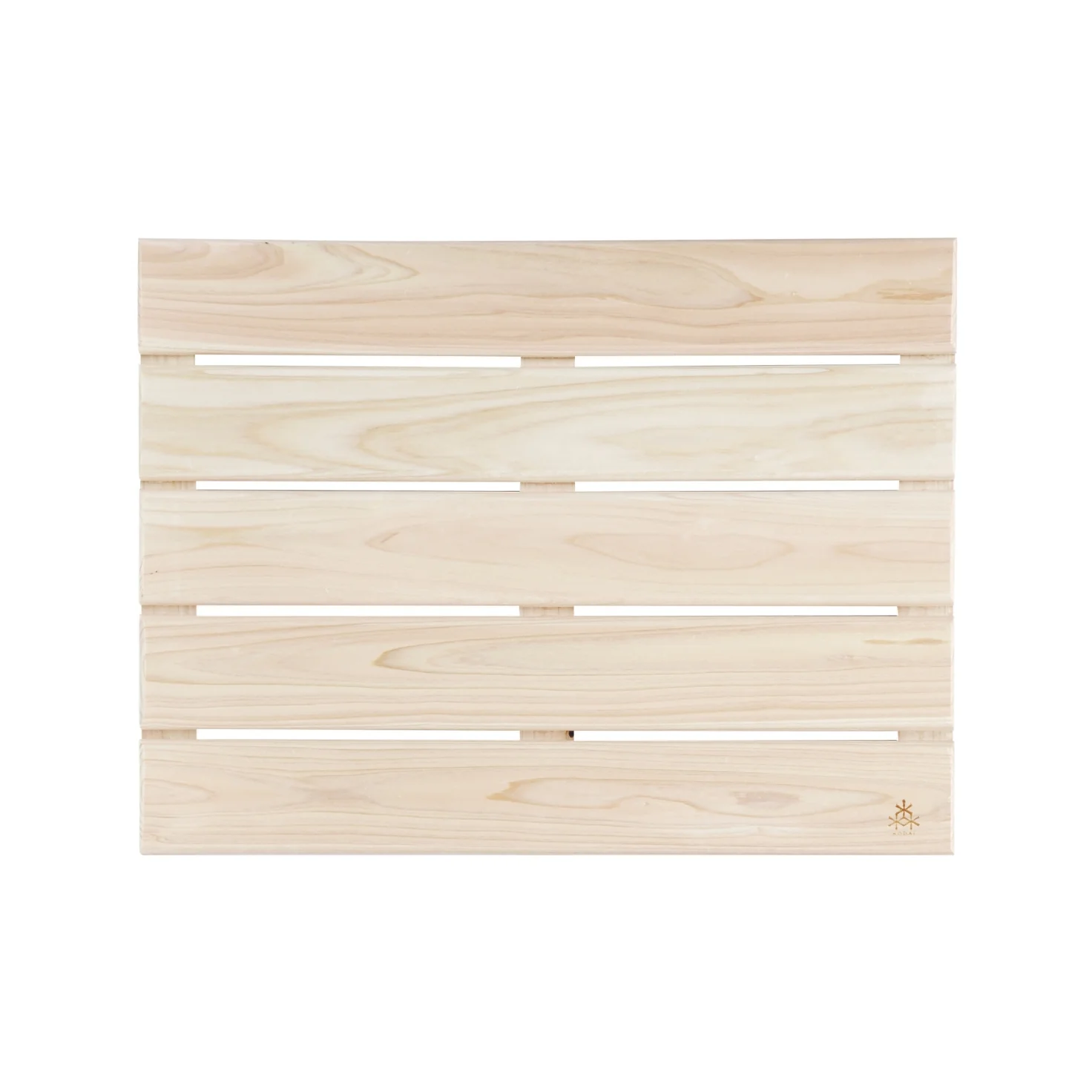 Hinoki Bath Mat with Non Slip Medium