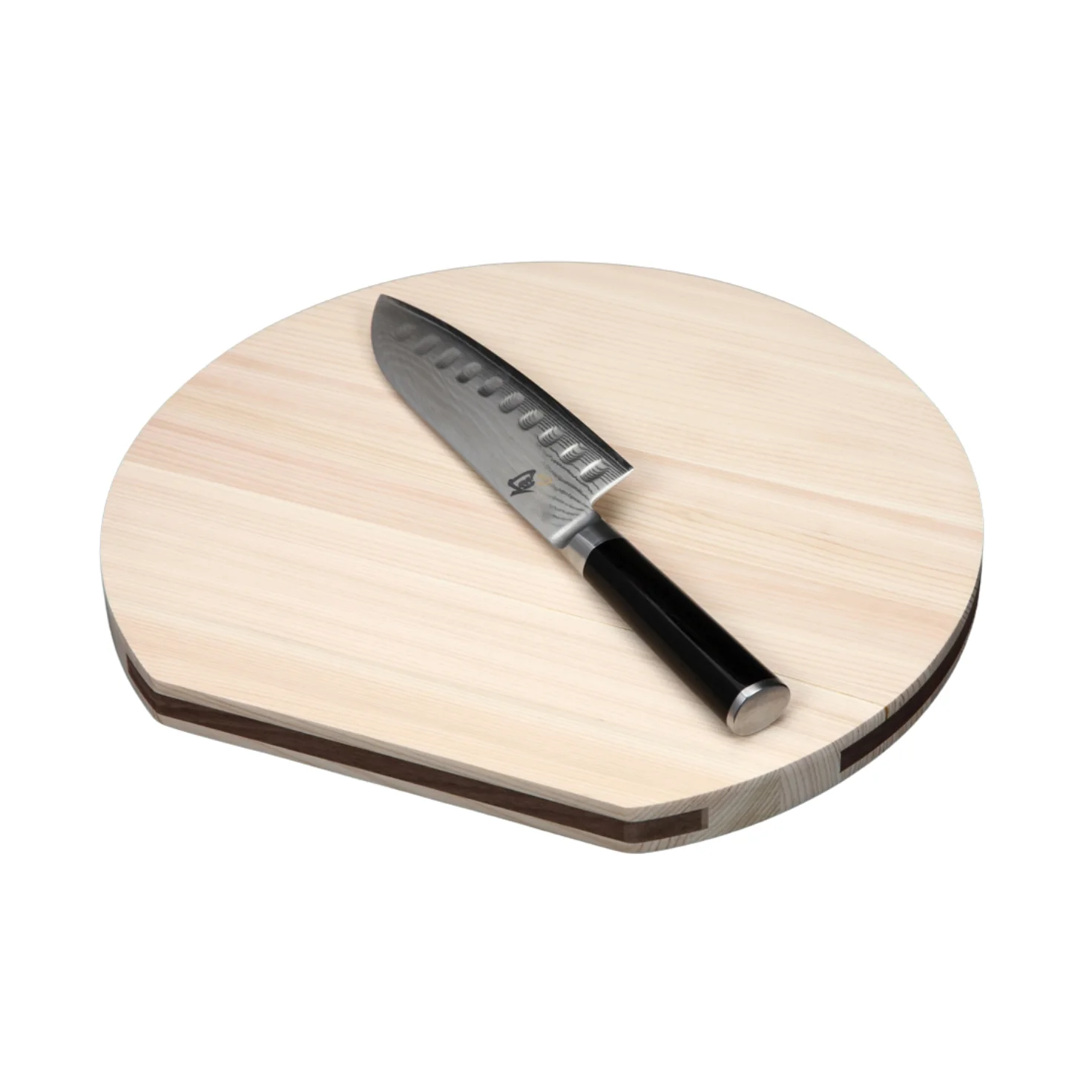 Hinoki Grooved Cutting Board D Type Medium - Image 4
