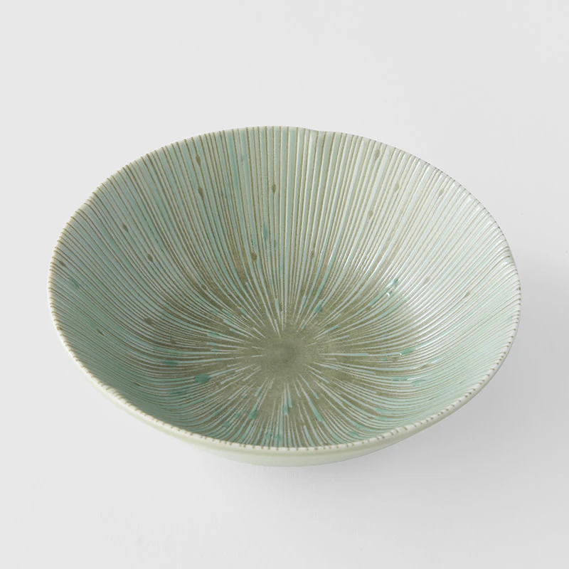 Ice Drift green bowl 14cm