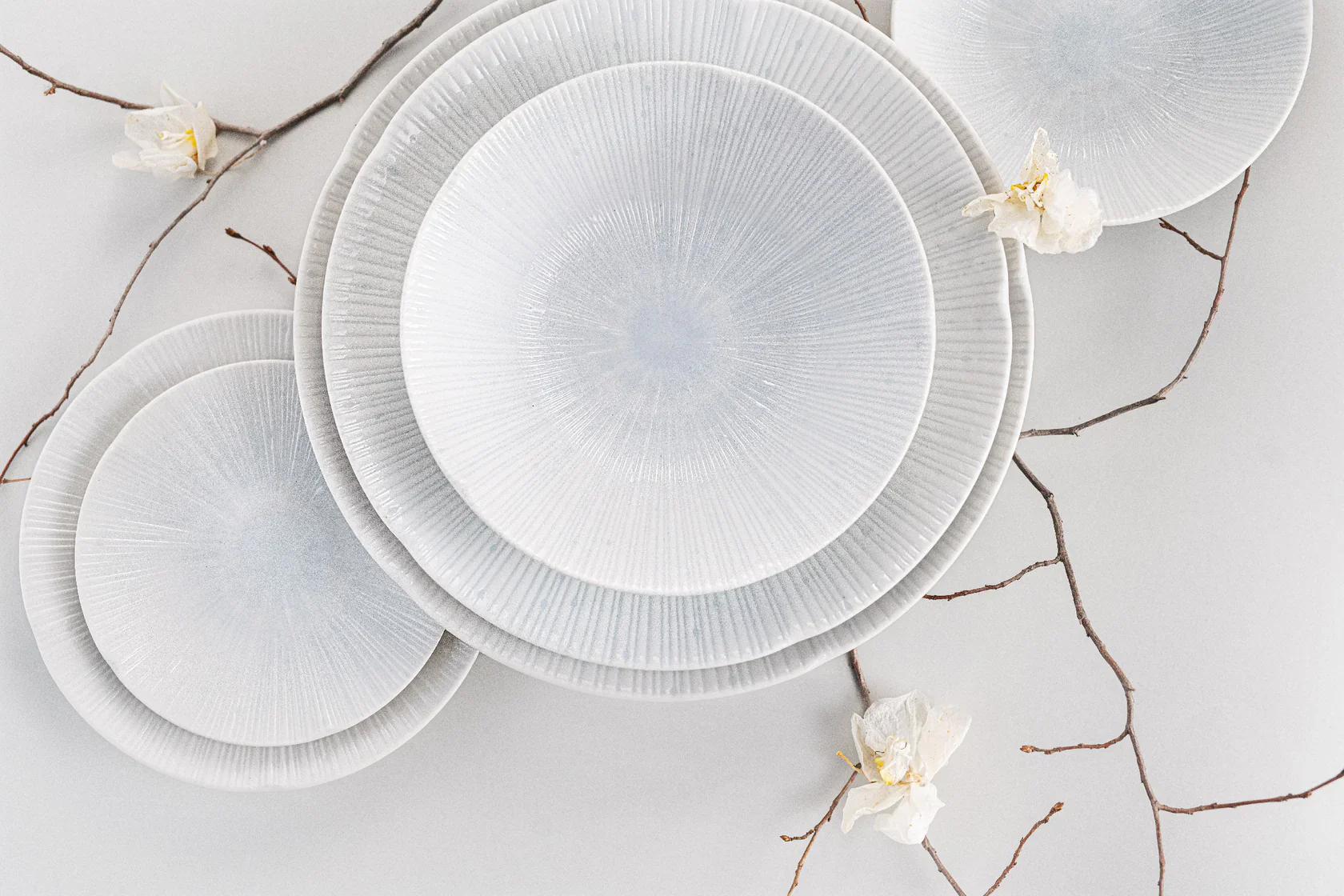 Ice Drift white dinner plate 24cm - Image 5