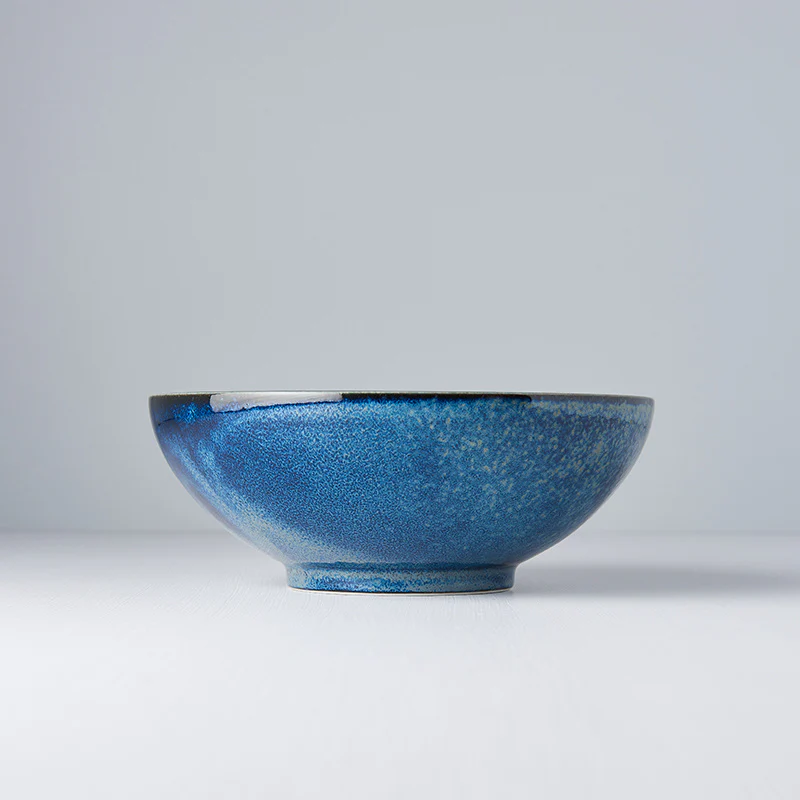 Indigo Blue bowl U-shape 21cm - Image 3