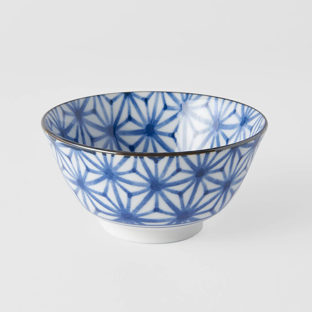 Indigo Starburst Ikat medium bowl 13cm