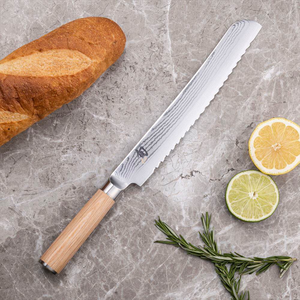 Kai Shun White Classic Bread knife 23cm - Image 2