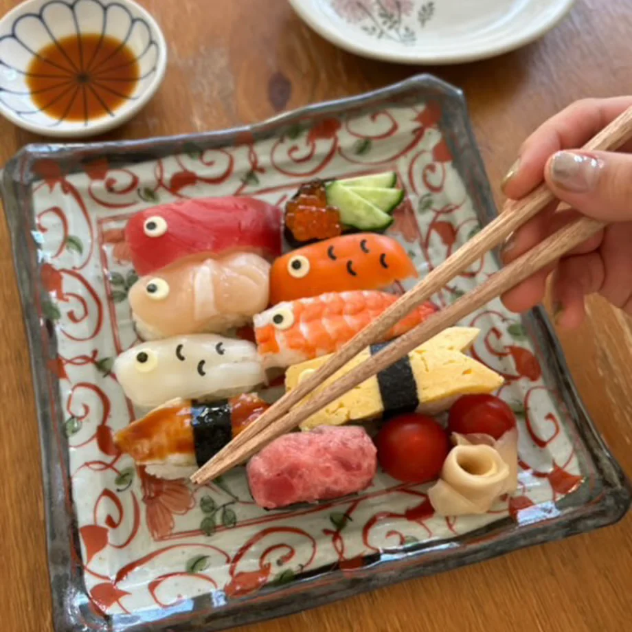 Kawai Tetoca Mandarine Chopsticks 23cm - Image 11