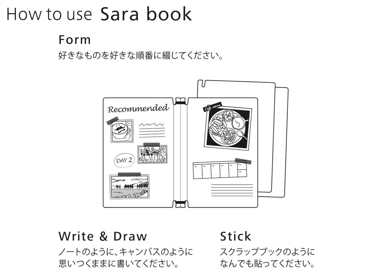 Kawaii x Sara Book Japanese Design Notebook - Sushi - Image 8