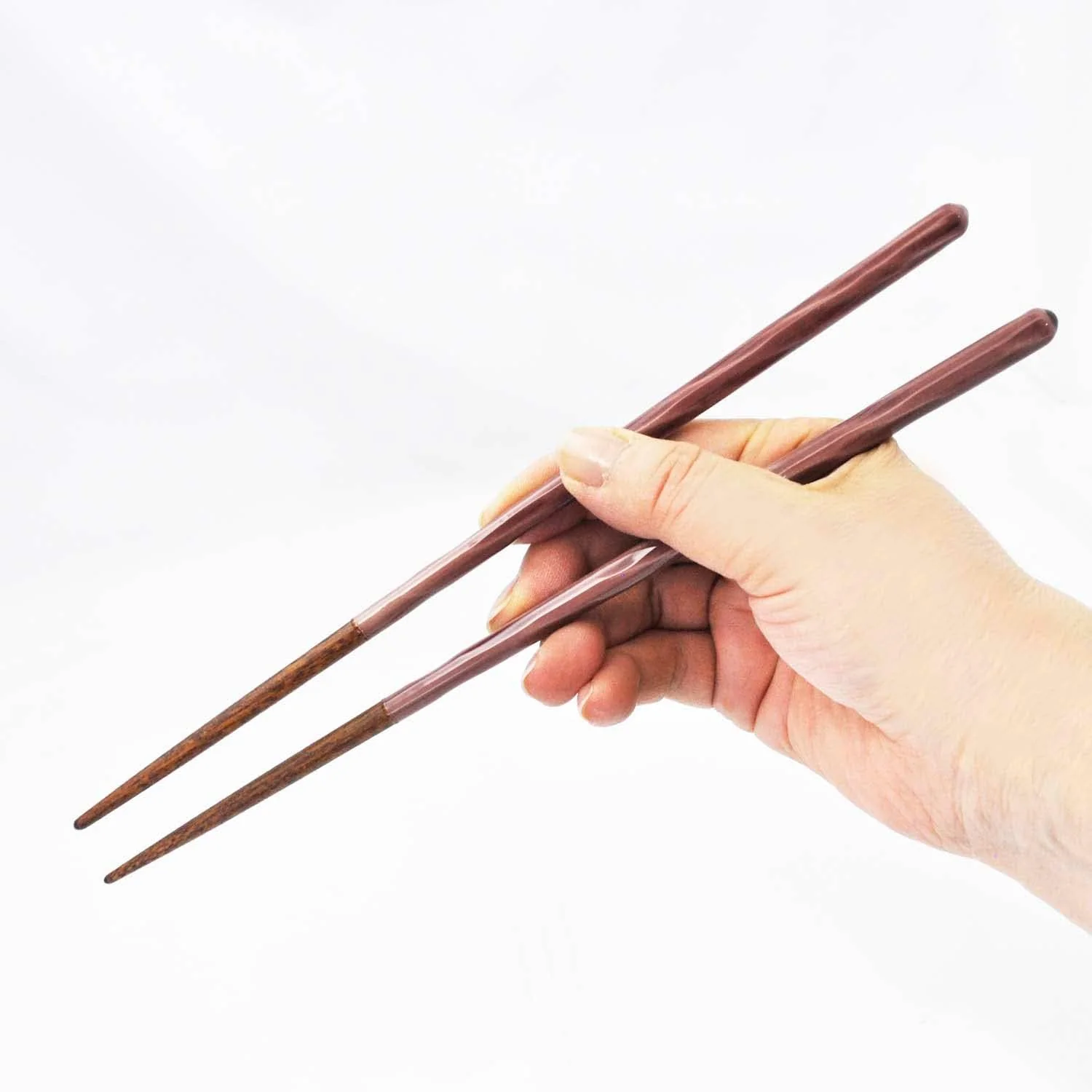 KURABI 2 Pairs Chopsticks Wooden Gift Box Navy & Pink - Image 6