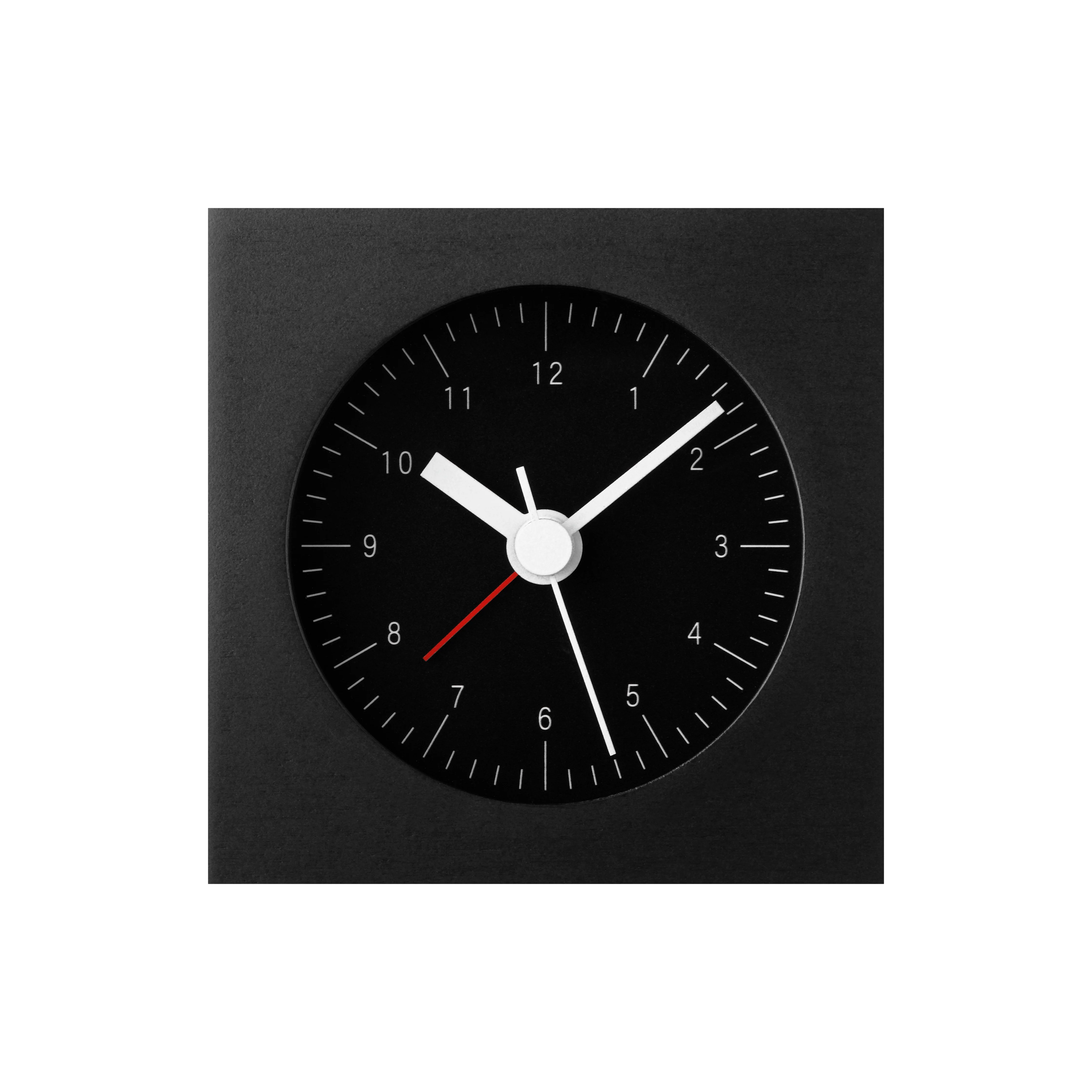 Lemnos City Pop Japanese Designer Alarm Clock - Black - Image 2