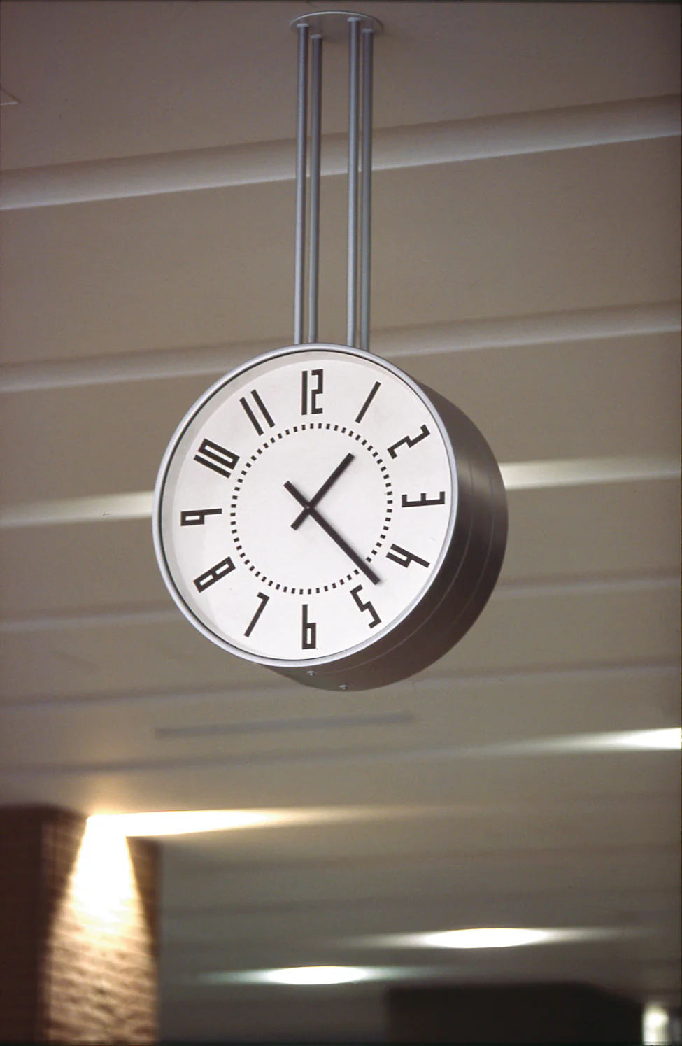 Lemnos eki Japanese Designer Wall Clock - White - Image 3
