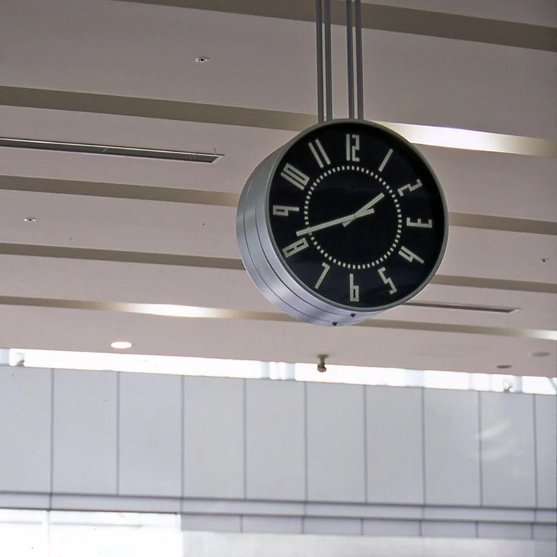 Lemnos eki Japanese Designer Wall Clock - White - Image 6