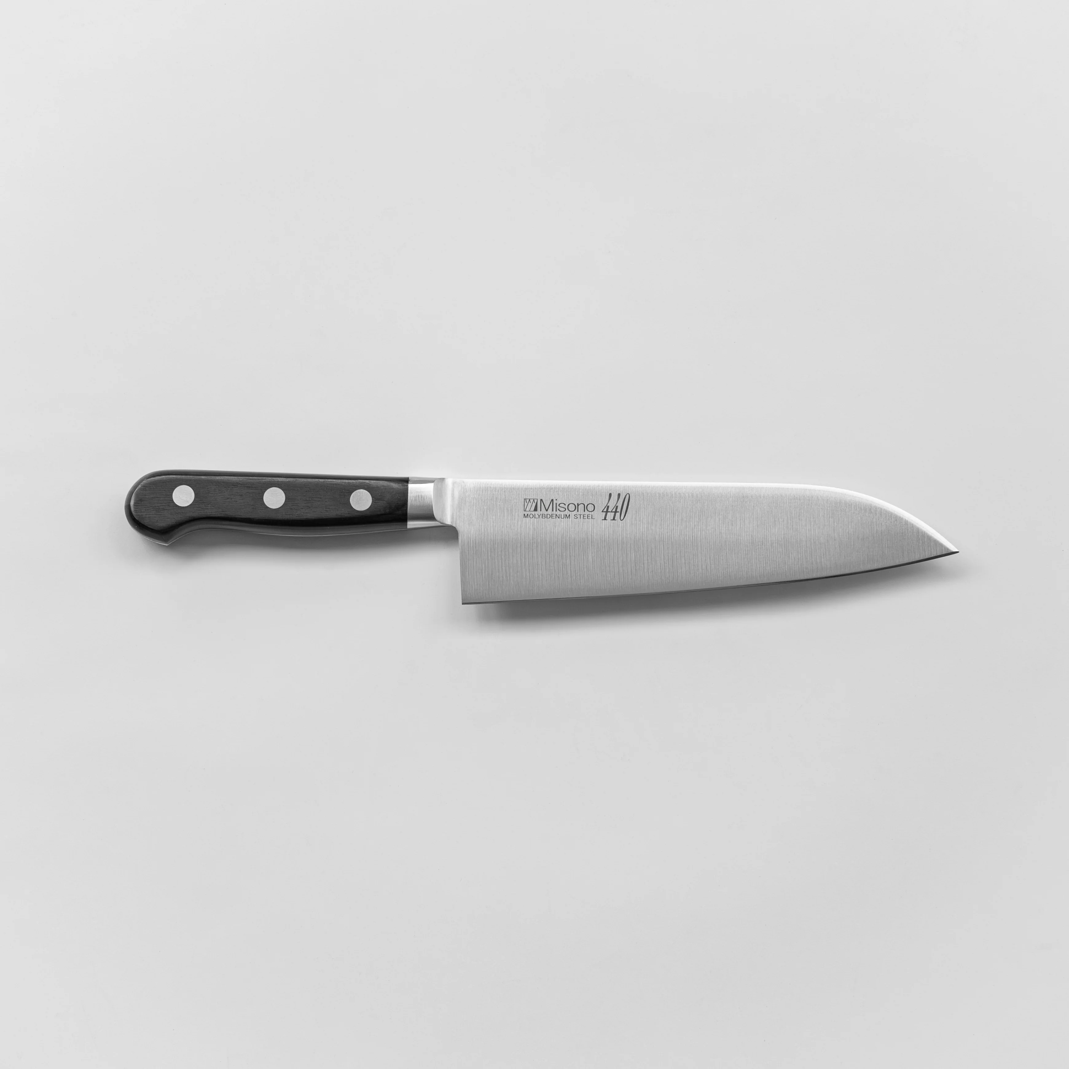 Misono 440 Santoku Knife 18cm - Image 2