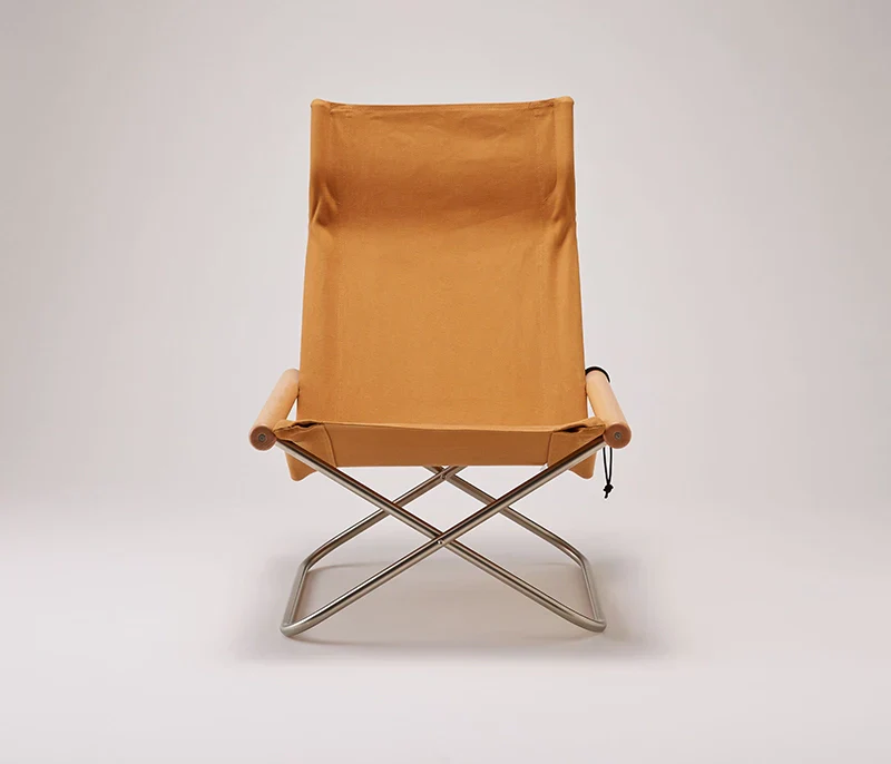 Nychair X Japanese Folding Lounge Chair - Natural Camel - Image 2