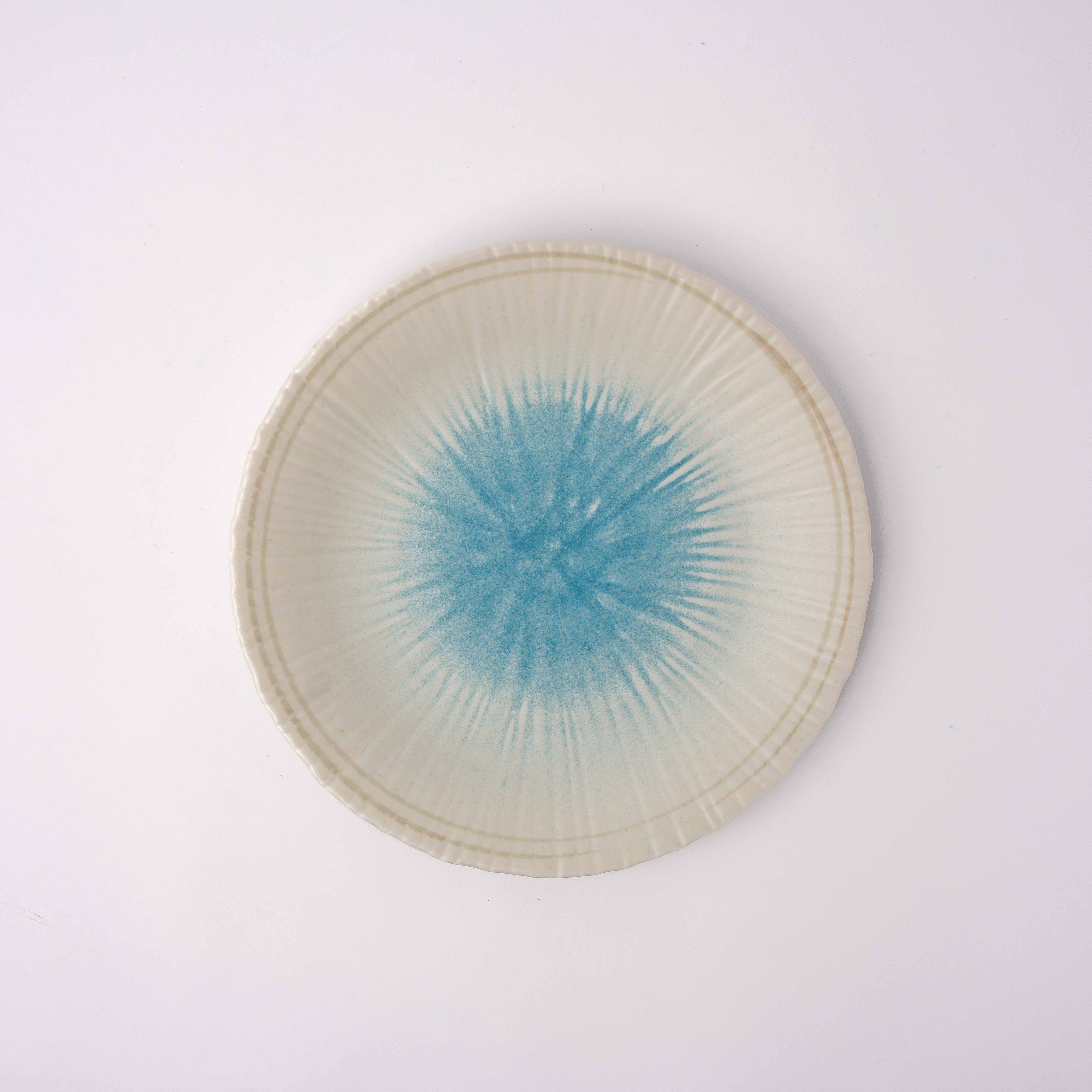 Okinawa Glaze Organic Plate 25cm - Image 2