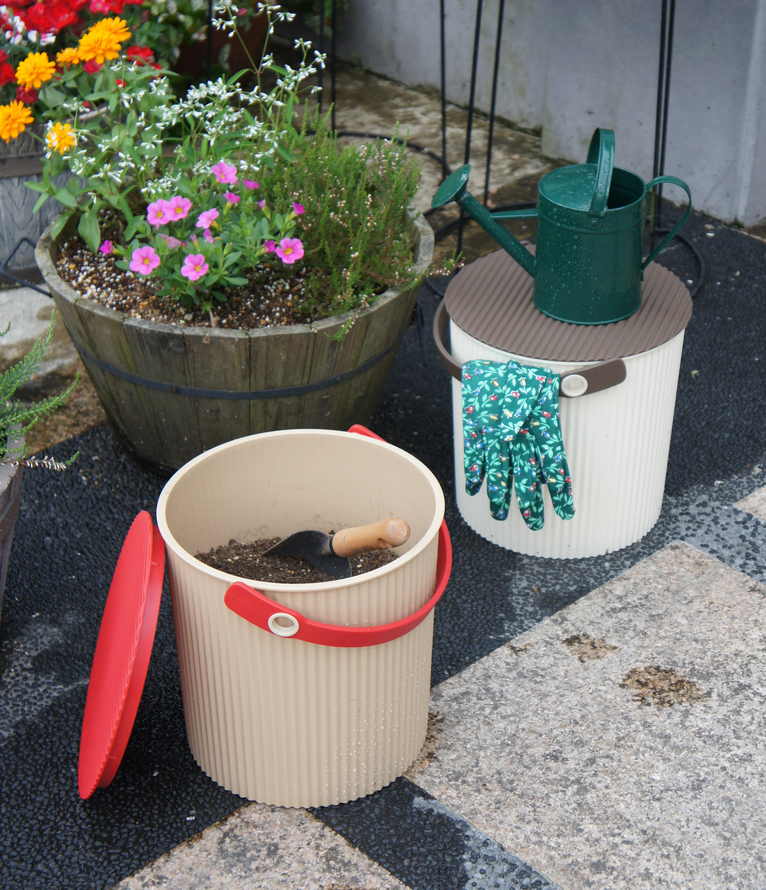 Hachiman Omnioutil L Storage Bucket 10L - Ivory - Image 2