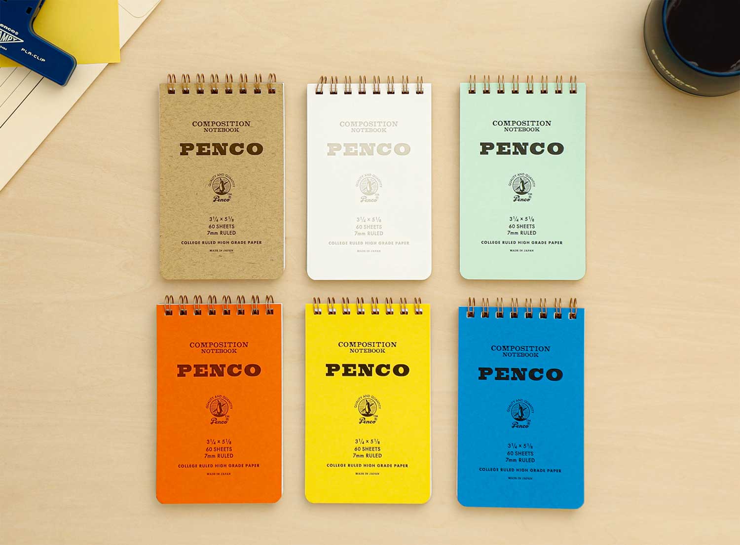 Penco Coil Lined Notepad M - Mint - Image 3