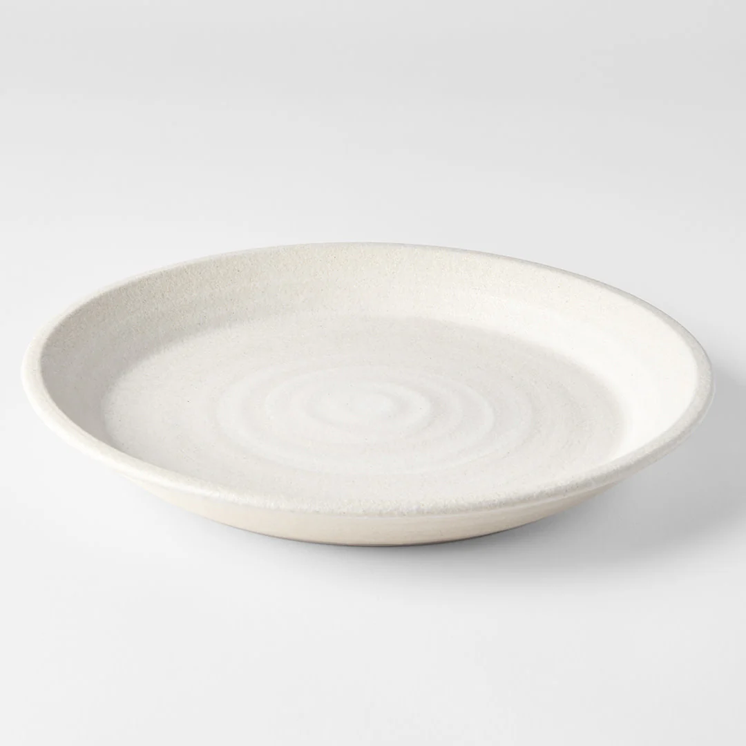 Recycled White Sand high rim 27cm - Image 5