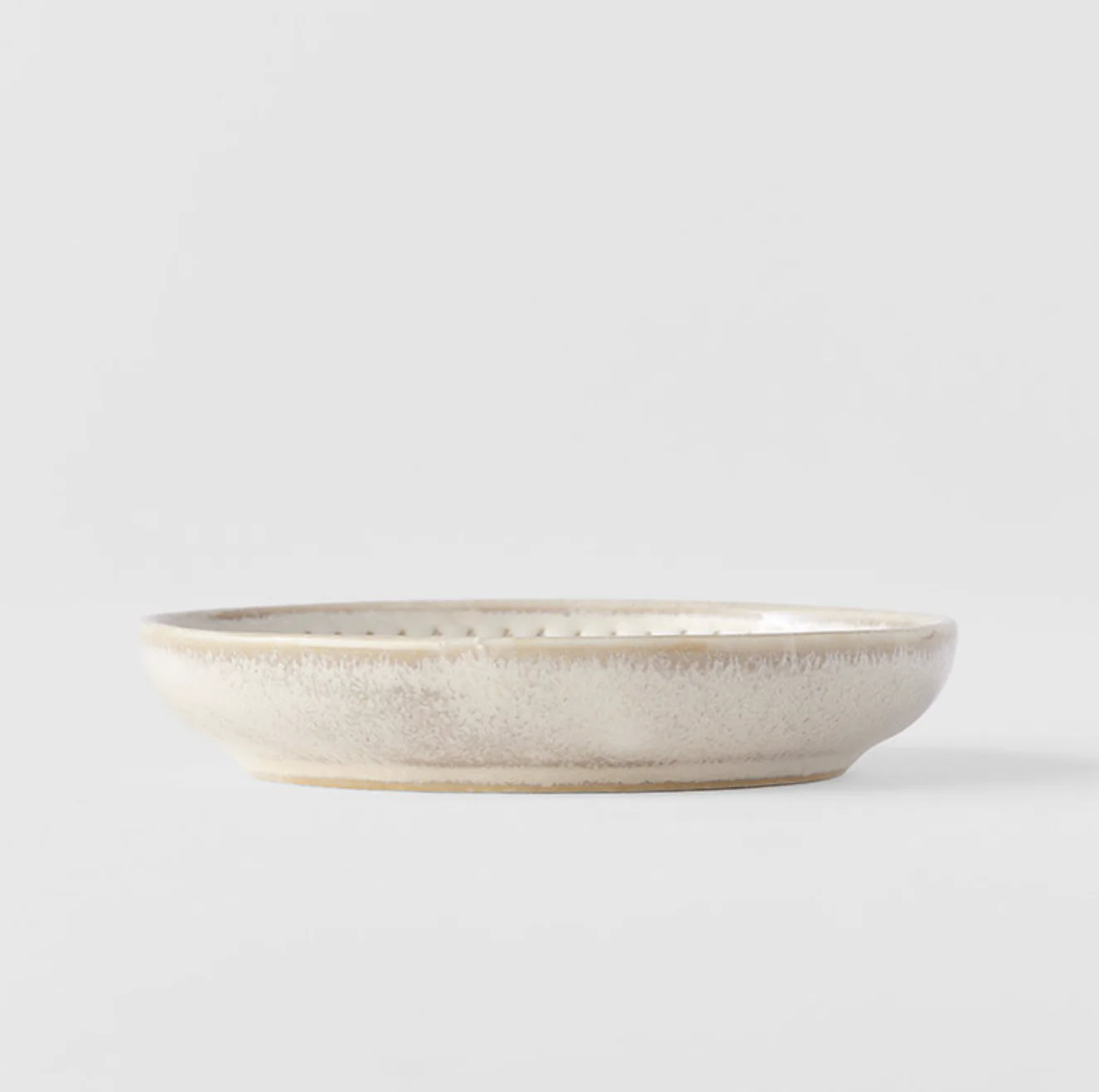 Ridged Alabaster sauce dish 8.8cm - Image 4