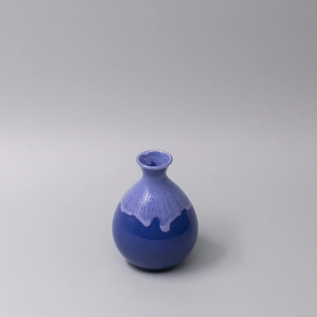 Sake Jug Blue Gloss Pale Blue Drip 300ml