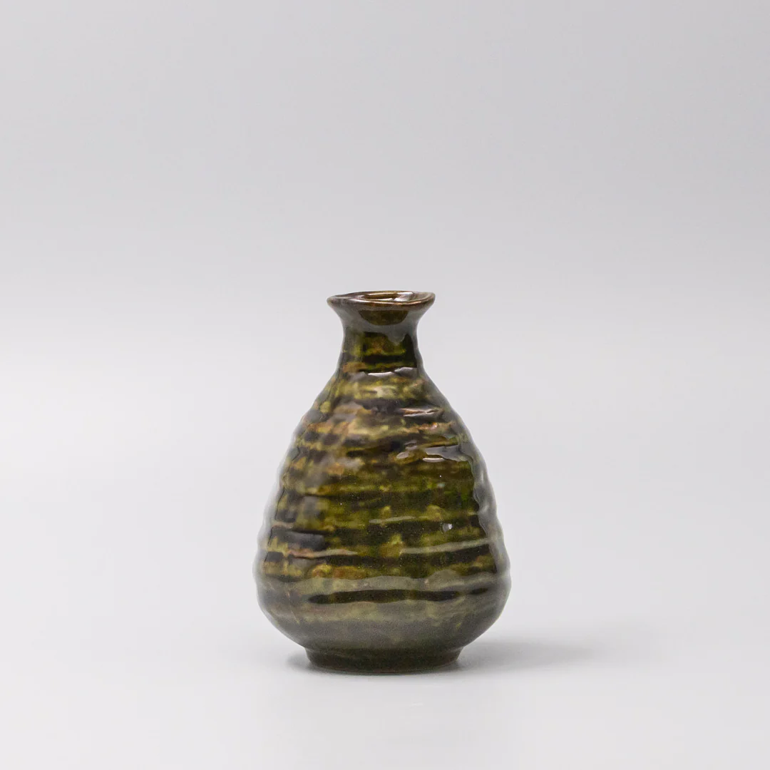 Sake Jug Sage Brown 350ml - Image 4