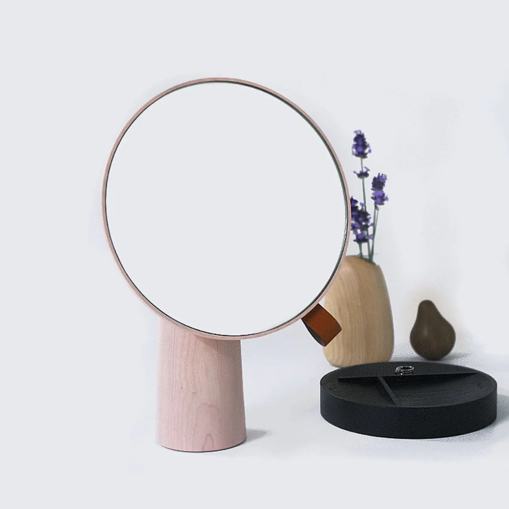 Sasaki Pivot Mirror Pale Pink