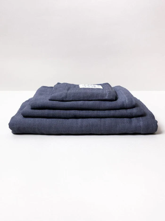 Shinto 2.5 ply gauze bath towel large charcoal - 88 x 140cm