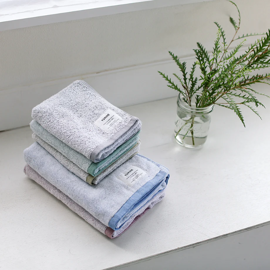 Shinto Yukine bath towel blue - 60 x 120cm - Image 5