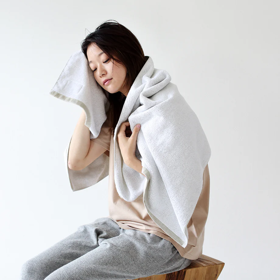 Shinto Yukine bath towel grey - 60 x 120cm - Image 8