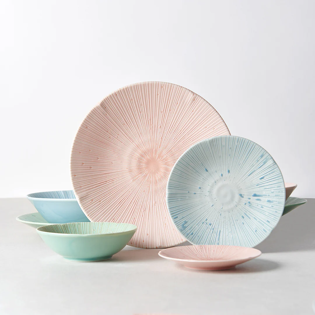 Ice Drift pink side plate 22cm - Image 5