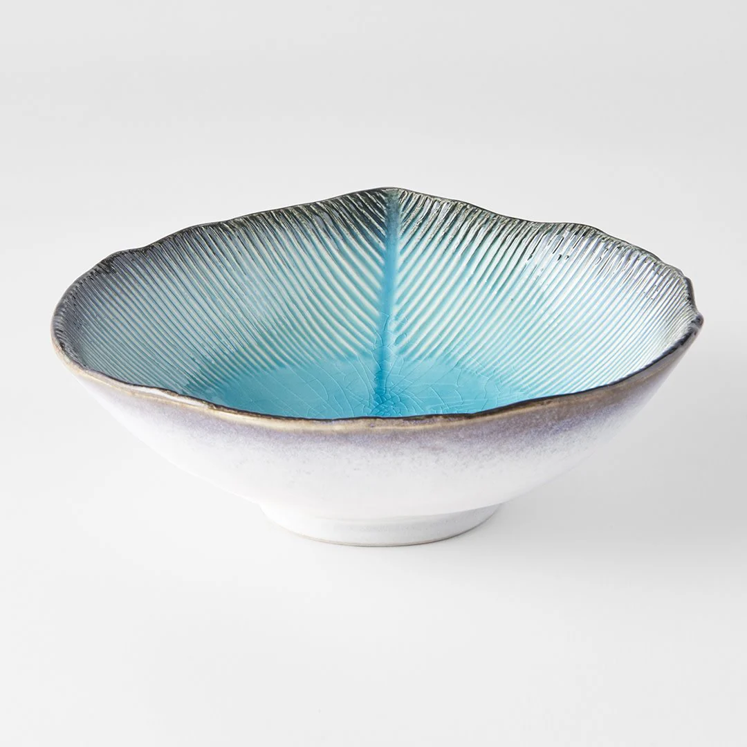 Sky Blue offcentre bowl 24cm - Image 5
