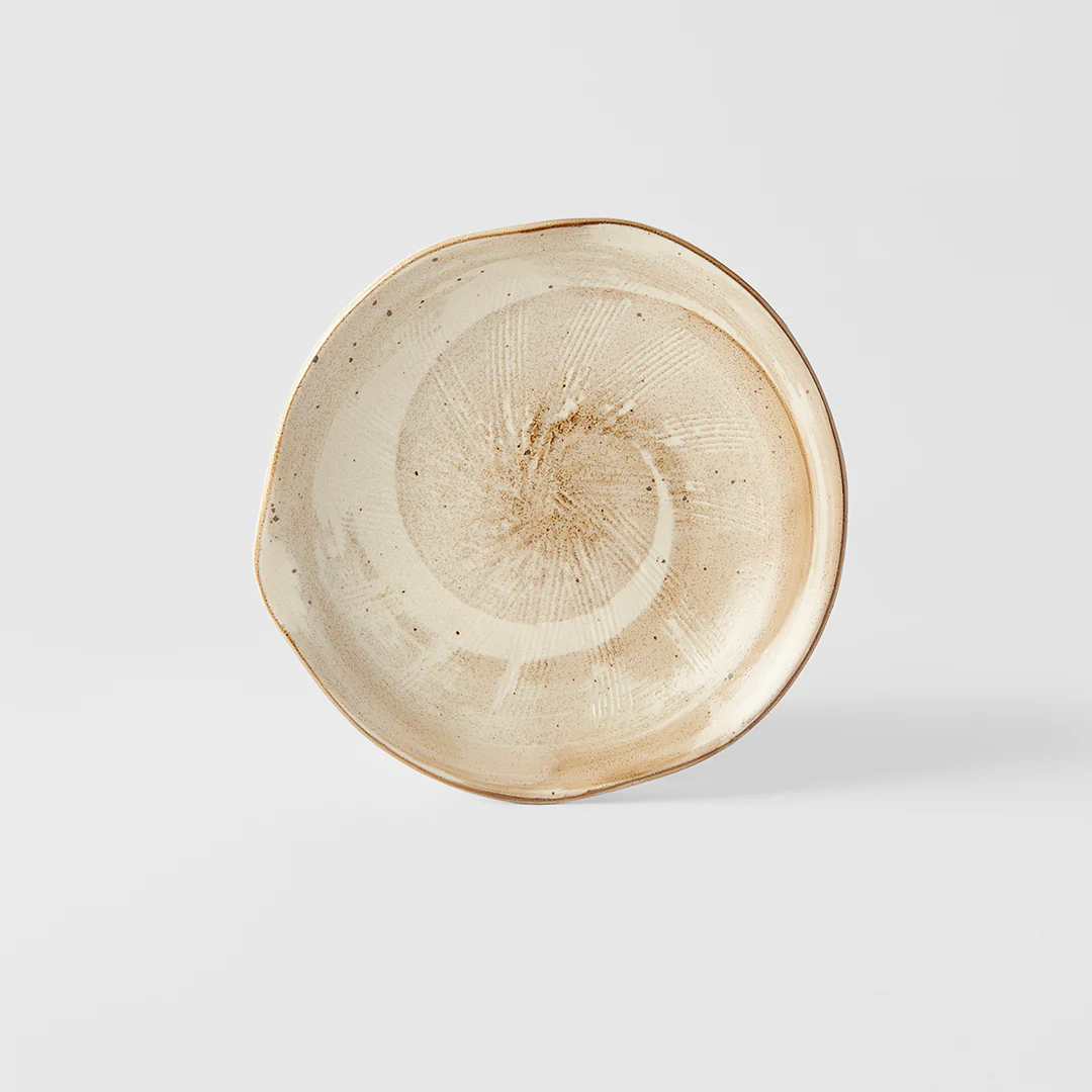 Spiral Sand Organic Tapas Plate 17cm - Image 3