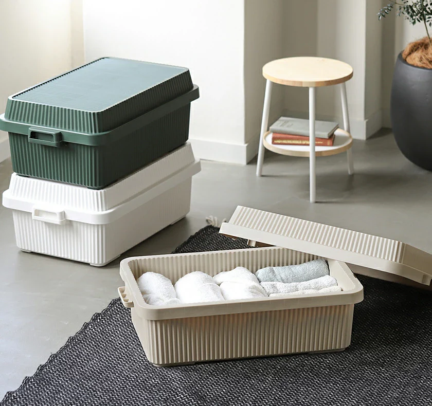 Multi-Purpose Stack-up Storage Container 53L - Black - Image 8