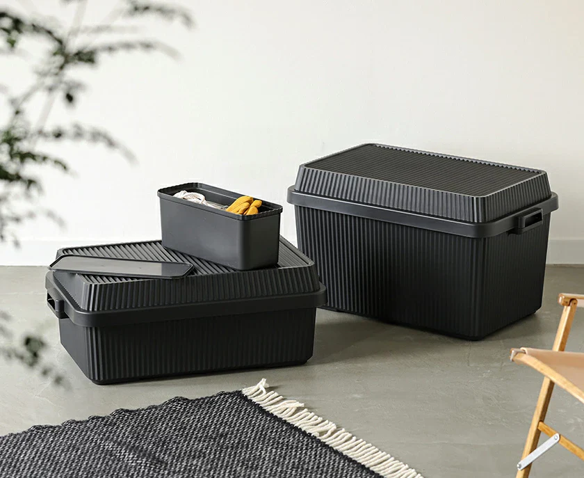 Stack-up Inner Storage Box 6L - Black - Image 4
