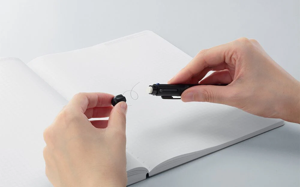 Stalogy 4 Functions Pen, 0.7mm, Black - Image 2