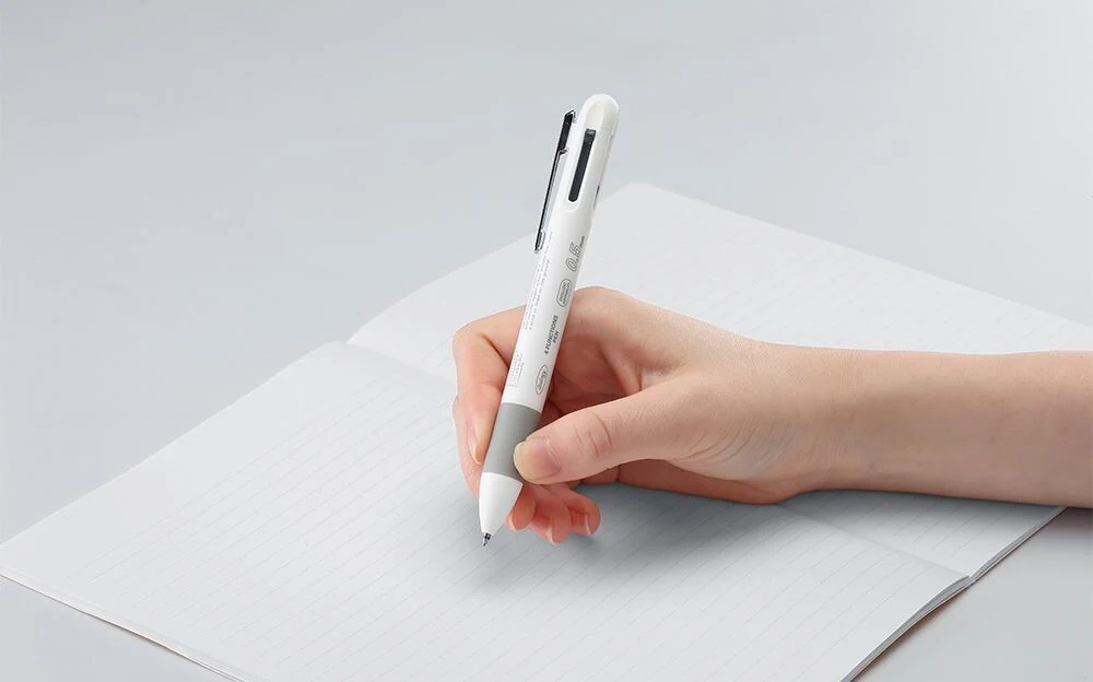 Stalogy 4 Functions Pen, 0.7mm, White - Image 2